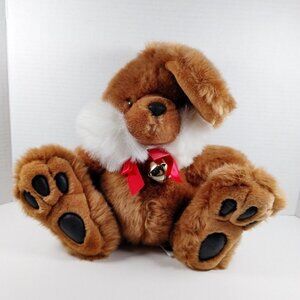 Playful Pals Mervyns Easter  Brown Bunny Rabbit Big Feet Plush Vintage